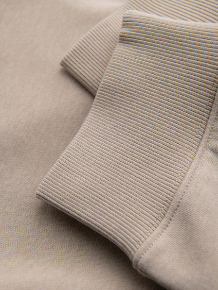 Ombre Clothing Мъжки спортни панталони jogger - бежови V3 OM-PASK-0280 Ombre Clothing