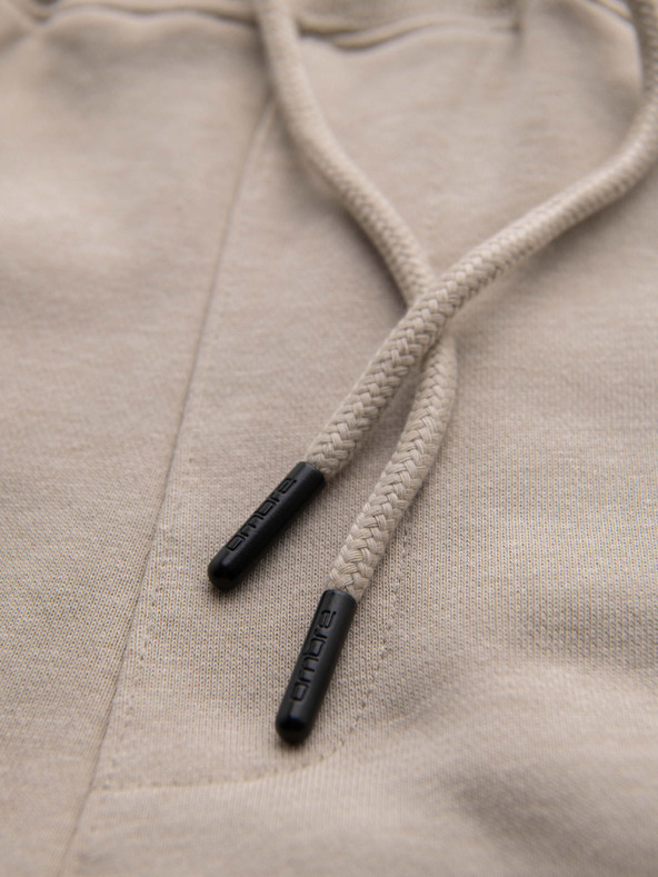 Ombre Clothing Мъжки спортни панталони jogger - бежови V3 OM-PASK-0280 Ombre Clothing