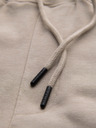 Ombre Clothing Мъжки спортни панталони jogger - бежови V3 OM-PASK-0280 Ombre Clothing