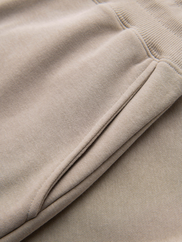 Ombre Clothing Мъжки спортни панталони jogger - бежови V3 OM-PASK-0280 Ombre Clothing