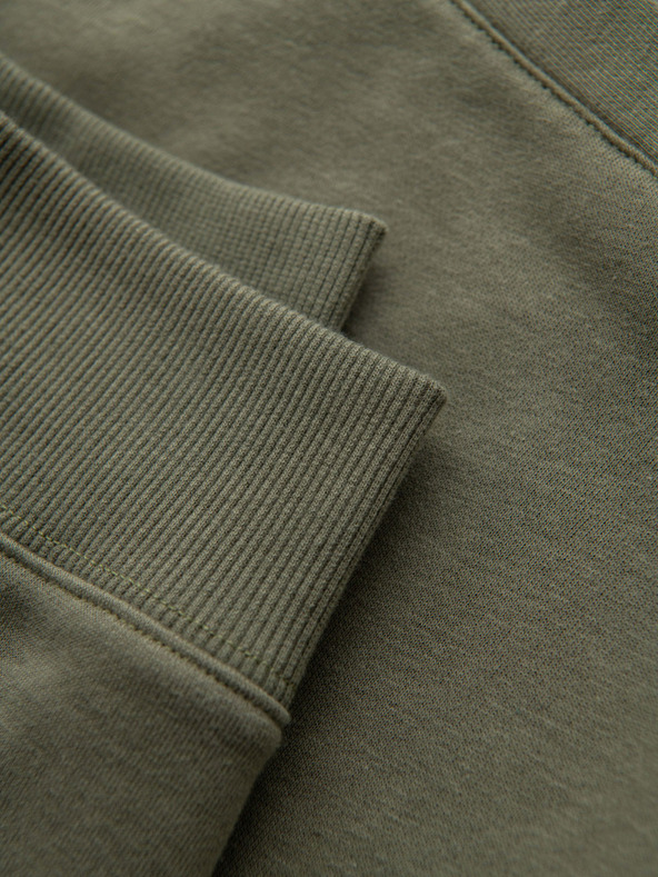 Ombre Clothing Мъжки спортни панталони joggers - оливови V4 OM-PASK-0280 Ombre Clothing