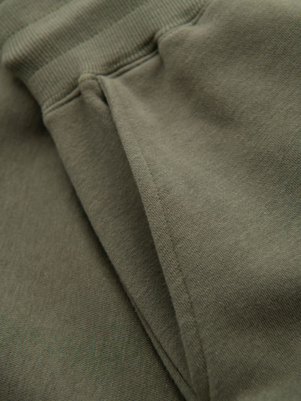 Ombre Clothing Мъжки спортни панталони joggers - оливови V4 OM-PASK-0280 Ombre Clothing