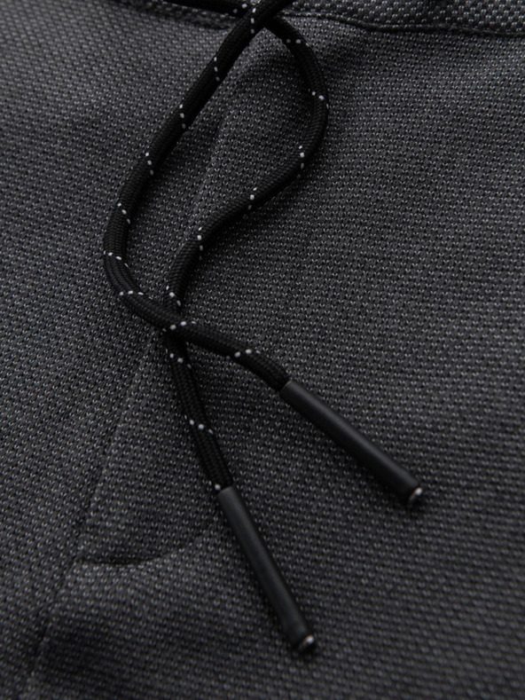 Ombre Clothing Мъжки плетени панталони с еластичен пояс - тъмносив V2 OM-PACP-0116 Ombre Clothing