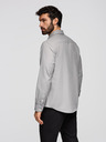 Ombre Clothing Мъжка риза класически regular fit крой - сива V1 K694 Ombre Clothing