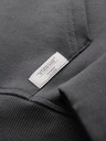Ombre Clothing Мъжки суитшърт с джоб за кенгуру, бродерия и качулка - графит V2 OM-SSNZ-0241 Ombre Clothing