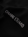 Ombre Clothing Мъжки суитшърт със стойка и качулка - черен V1 OM-SSZP-0216 Ombre Clothing