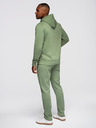Ombre Clothing Мъжки спортен костюм суитшърт + панталони regular fit - светло зелен V3 Z120 Ombre Clothing