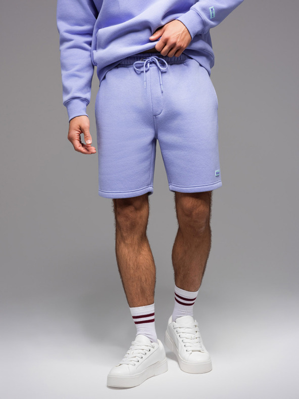 Ombre Clothing УНИСЕКС спортен костюм суитшърт + шорти - лавандула V9 Z110 Ombre Clothing