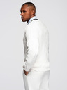 Ombre Clothing Мъжки каре пуловер с деколте - бял V1 OM-SWSW-0151 Ombre Clothing
