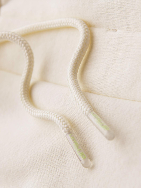 Ombre Clothing Унисекс спортни шорти с ребрест пояс - кремави V2 OU-SRBC-0101 Ombre Clothing