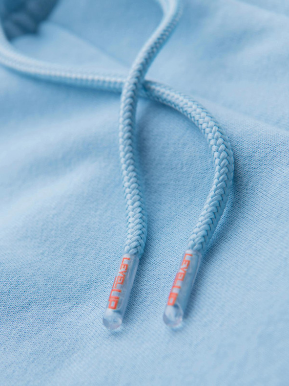 Ombre Clothing Унисекс спортни шорти с ребрест пояс - сини V8 OU-SRBC-0101 Ombre Clothing