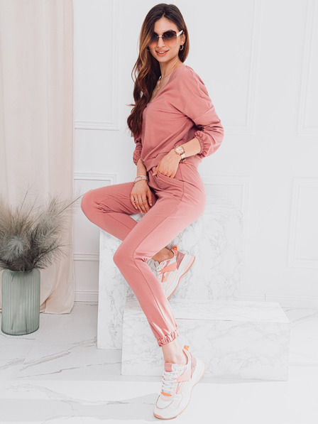 Edoti Дамски суитшърт с качулка 014TLR - розов EDOTI