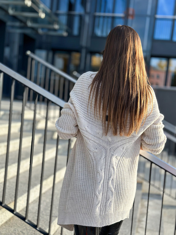 Edoti Дамски пуловер 022ELR - бежов EDOTI