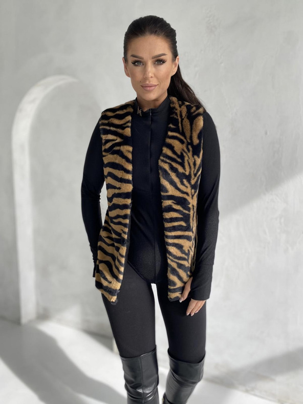 Edoti Дамска жилетка VLR013 - кафява EDOTI