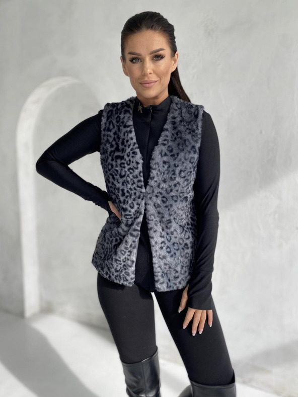 Edoti Дамска жилетка VLR011 - антрацитна EDOTI