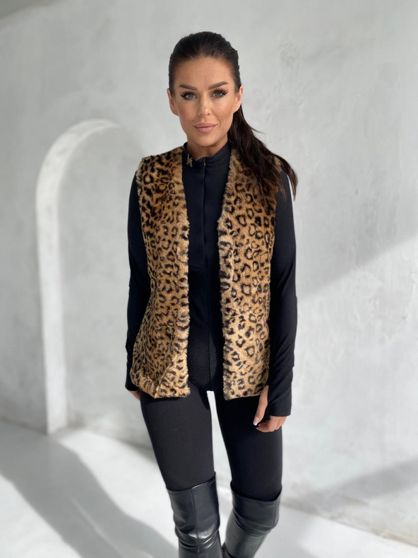 Edoti Дамска жилетка VLR011 - бежова EDOTI