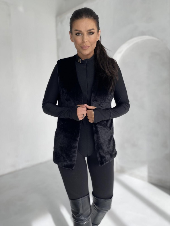 Edoti Дамска жилетка VLR012 - черна EDOTI