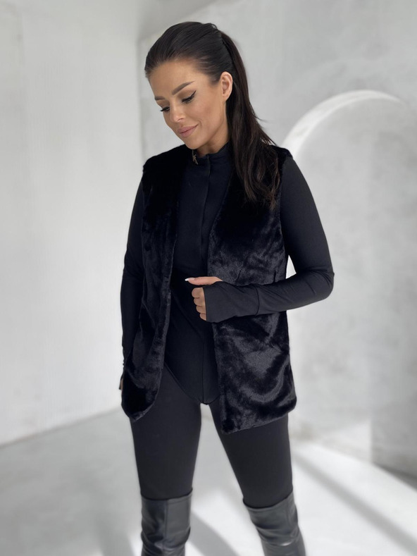 Edoti Дамска жилетка VLR012 - черна EDOTI