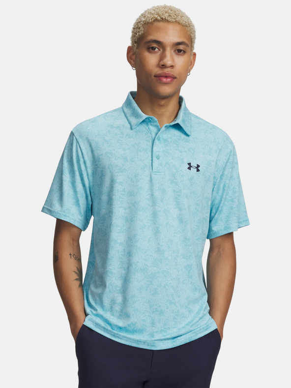 Under Armour Мъжка тениска Under Armour UA Playoff 3.0 Printed Polo-BLU