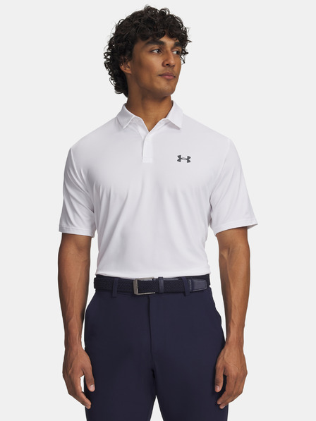 Under Armour Мъжка тениска Under Armour UA Matchplay Polo-WHT