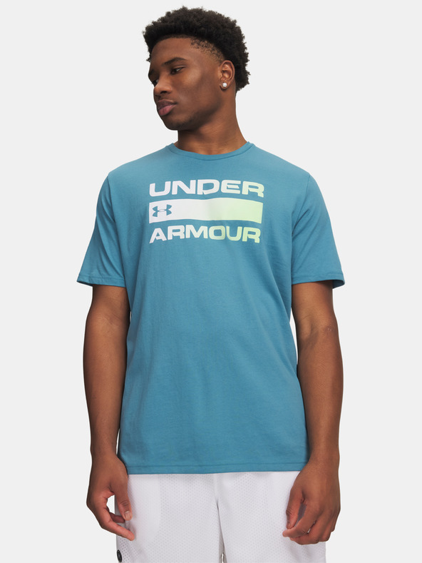Under Armour Мъжка тениска Under Armour UA TEAM ISSUE WORDMARK SS-BLU