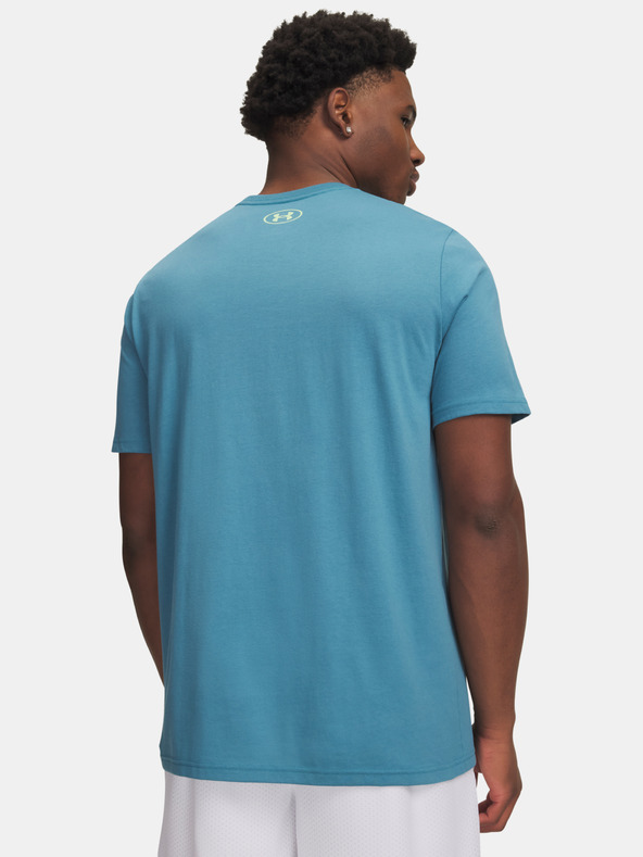 Under Armour Мъжка тениска Under Armour UA TEAM ISSUE WORDMARK SS-BLU