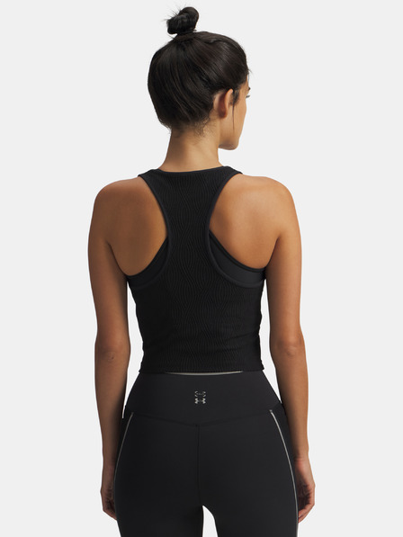 Under Armour Дамски потник Under Armour UA Halo Jacquard Knit Tank-BLK