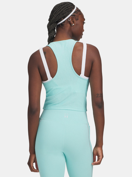 Under Armour Дамски потник Under Armour UA Halo Jacquard Knit Tank-BLU