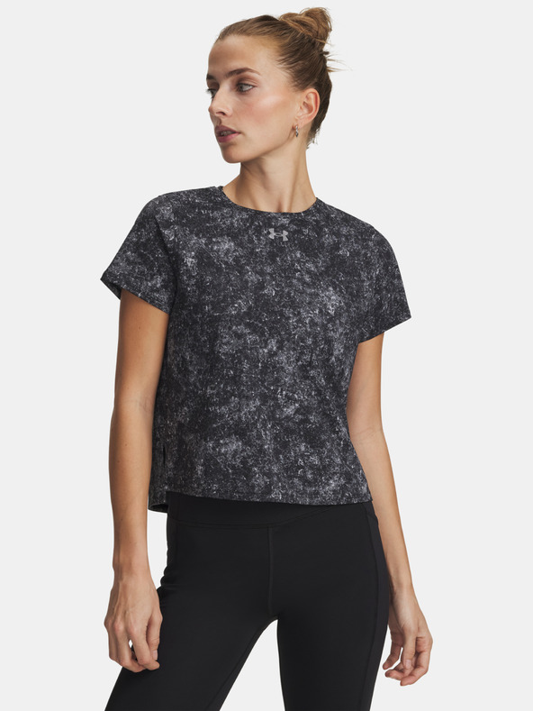 Under Armour Дамска тениска Under Armour UA Velociti Pro Print SS-BLK