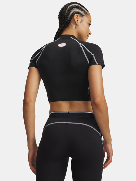 Under Armour Дамска тениска Under Armour HeatGear Elite Crop Mck SS-BLK
