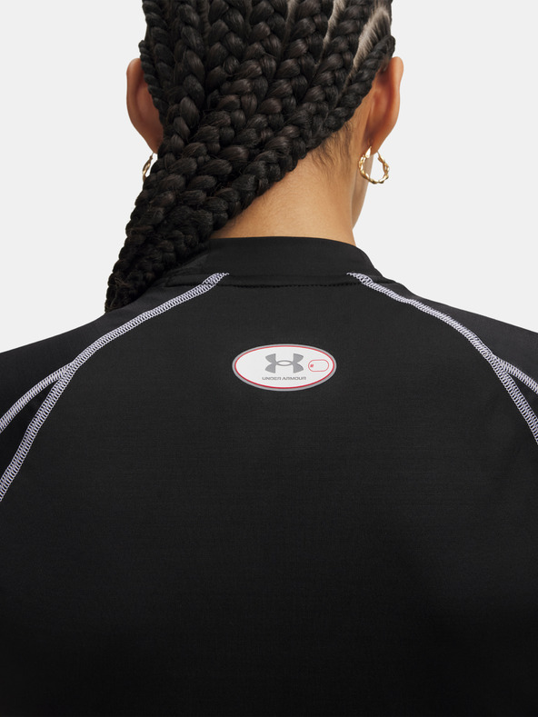 Under Armour Дамска тениска Under Armour HeatGear Elite Crop Mck SS-BLK
