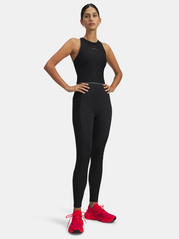 Under Armour Дамски клинове Under Armour UA Halo Jacquard Legging-BLK