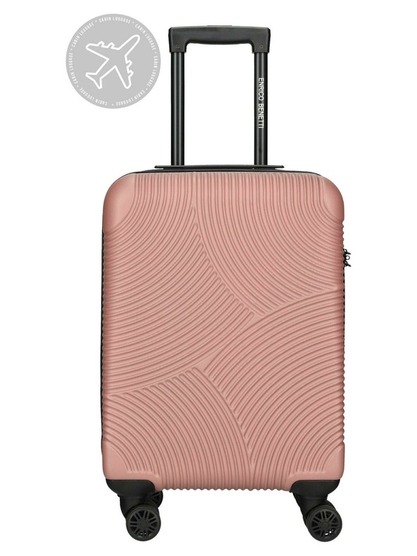 Enrico Benetti Пътен куфар Enrico Benetti Louisville 39040-50 Oldpink