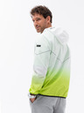 Ombre Clothing Зелено и бяло мъжко яке Ombre Clothing