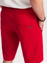 Ombre Clothing Червени мъжки спортни къси панталони W238