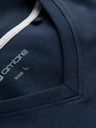 Ombre Clothing Тъмно синя мъжка тениска с V-образно деколте Ombre Clothing