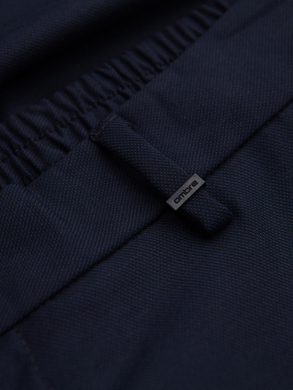 Ombre Clothing Тъмно синьо Мъжки панталони Chino Ombre Облекло