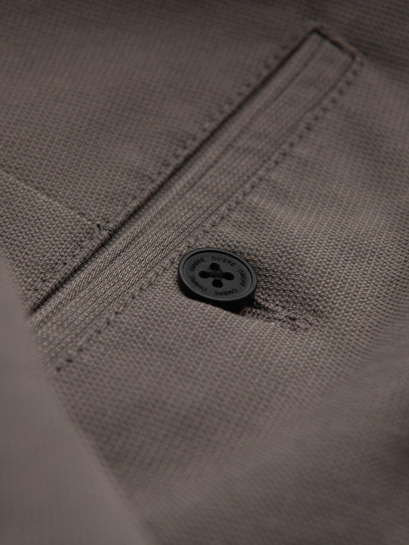 Ombre Clothing Кафяви мъжки панталони Chino Ombre Облекло