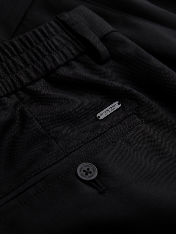 Ombre Clothing Черни мъжки панталони Chino Ombre Clothing