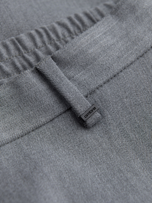 Ombre Clothing Сиви мъжки панталони Chino Ombre Облекло