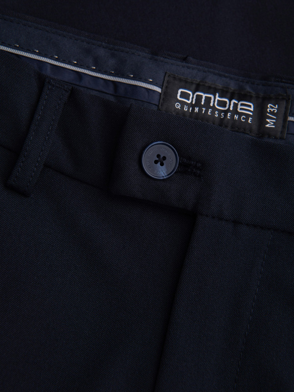 Ombre Clothing Тъмно синьо Мъжки панталони Chino Ombre Облекло