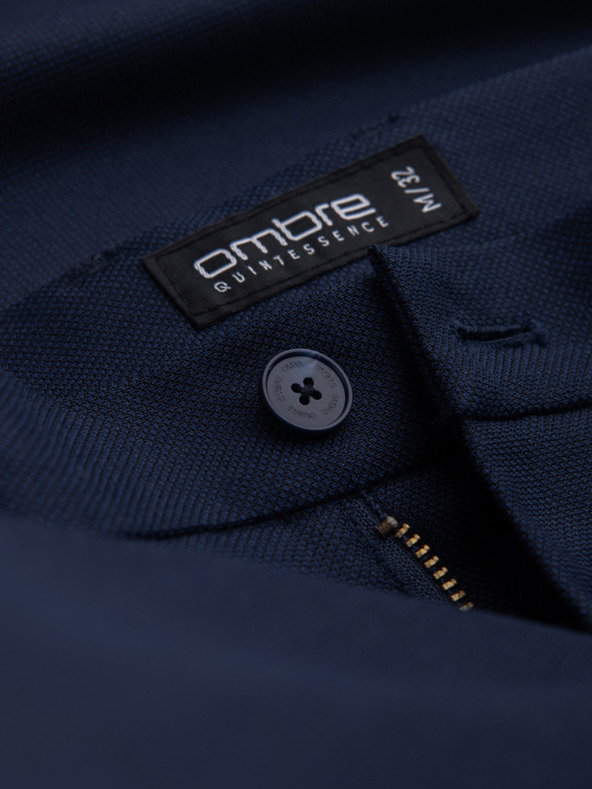 Ombre Clothing Тъмно синьо Мъжки панталони Chino Slim Fit Ombre Облекло