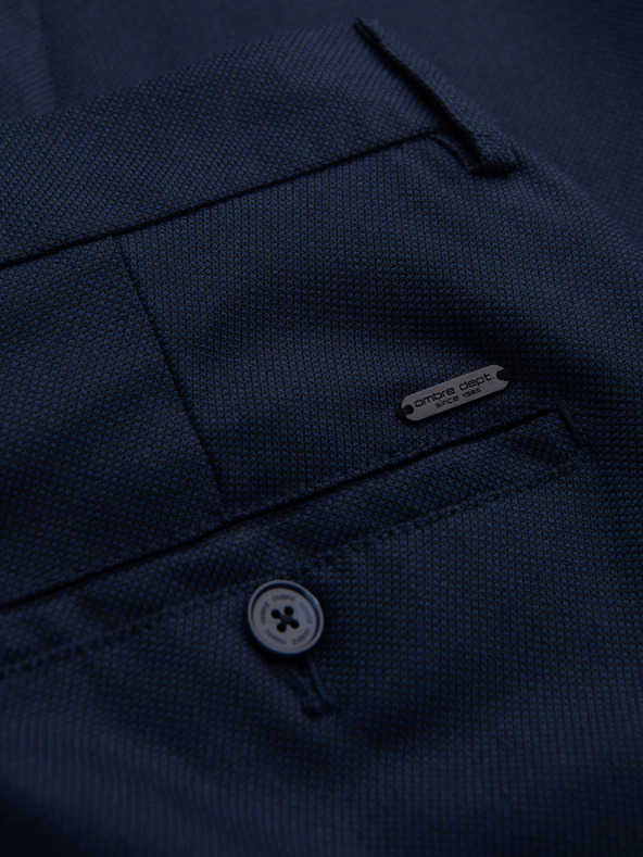 Ombre Clothing Тъмно синьо Мъжки панталони Chino Slim Fit Ombre Облекло