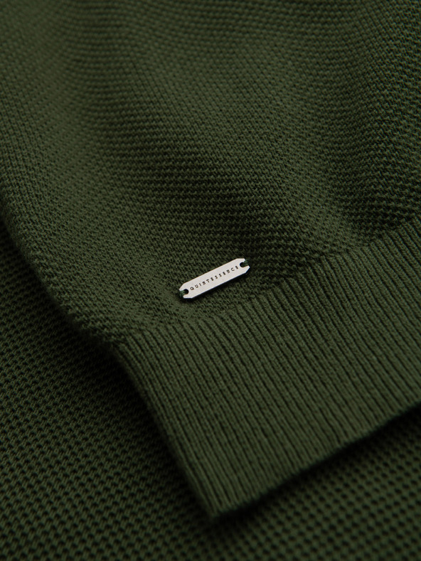 Ombre Clothing Зелена мъжка поло риза Ombre Clothing