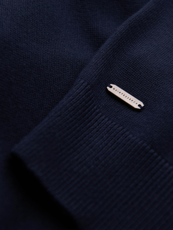 Ombre Clothing Тъмно синя мъжка поло риза Ombre Clothing