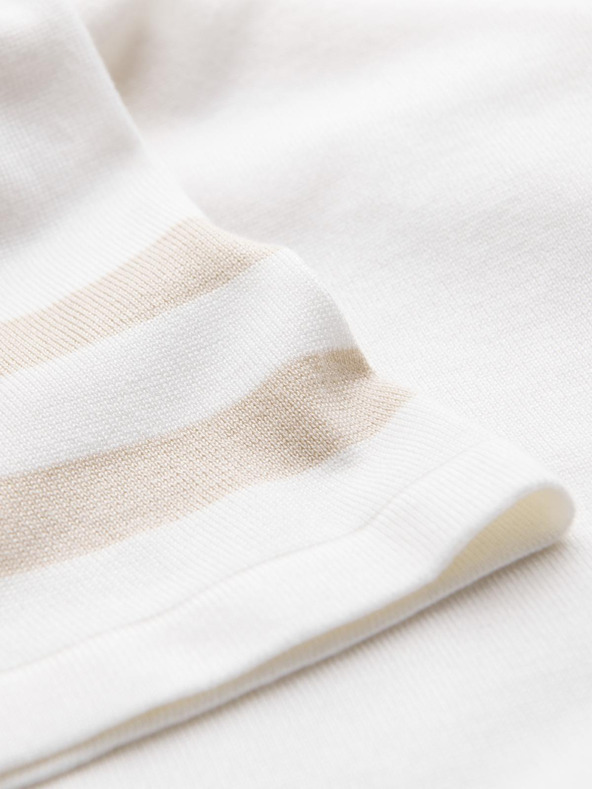 Ombre Clothing Кремава мъжка поло риза Ombre Clothing