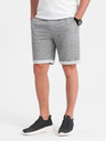 Ombre Clothing Сиви мъжки къси панталони Ombre Clothing