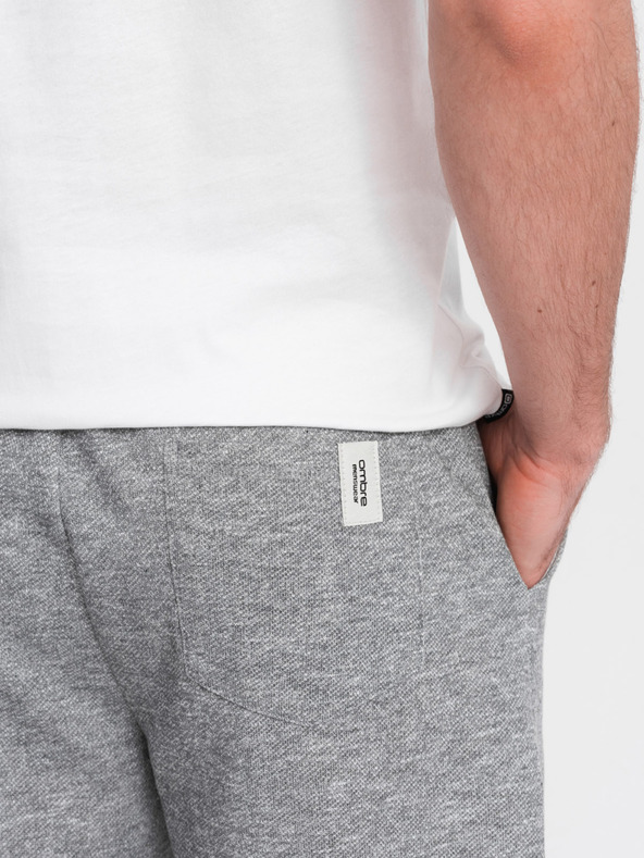 Ombre Clothing Сиви мъжки къси панталони Ombre Clothing