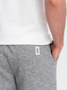 Ombre Clothing Сиви мъжки къси панталони Ombre Clothing