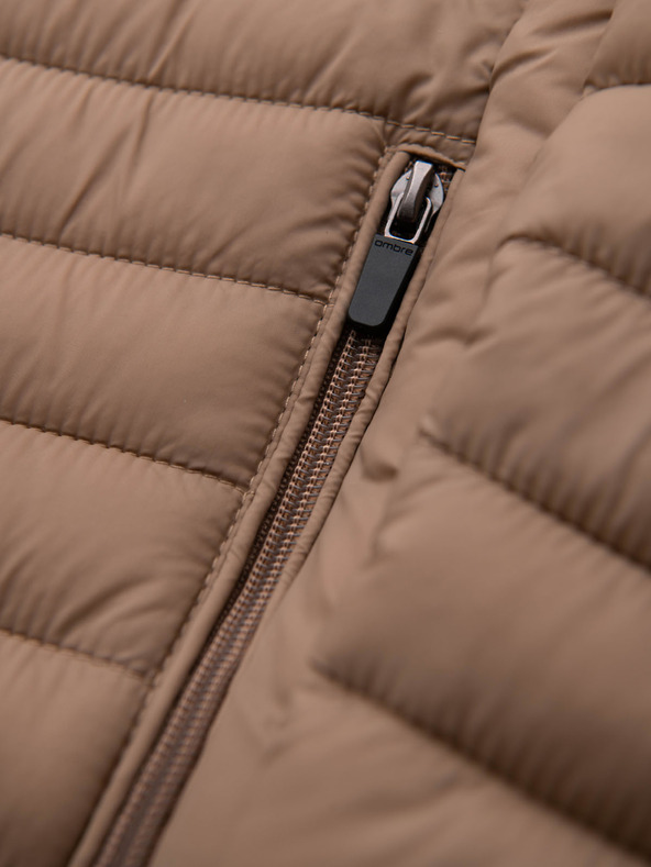 Ombre Clothing Бежово мъжко леко ватирано яке Ombre Clothing